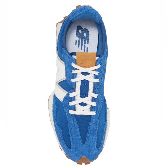 SOLD - Rare New Balance 327 Retro Sneaker Suede Atlantic Blue - Picture 5 of 7